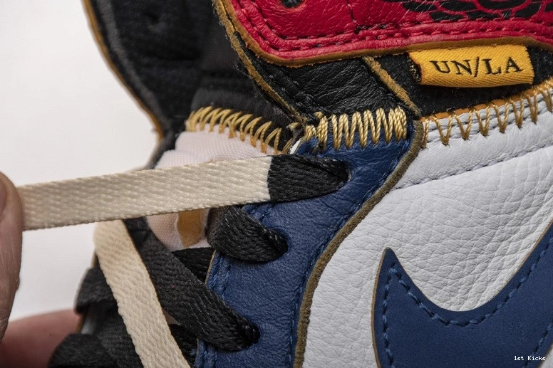 1 Union Los Toe Jordan Retro x Angeles High BV1300-146 Blue 0513